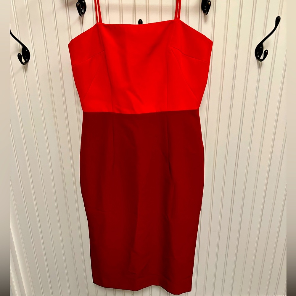 Milly Pink and Red Dress Size 6